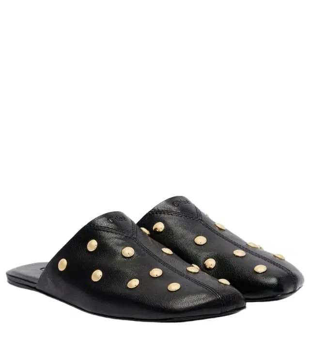 Chloe Chloé Rita studded leather mules