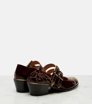 Chloe Chloé Susanna 40 studded leather Mary Jane pumps | Thumbnail 4