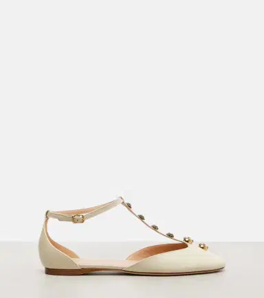 Chloé Chloé Celeste embellished leather flats | Thumbnail 4
