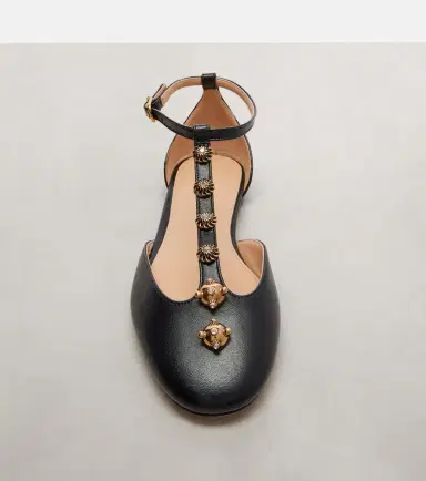 Chloé Chloé Celeste embellished leather flats | Thumbnail 2