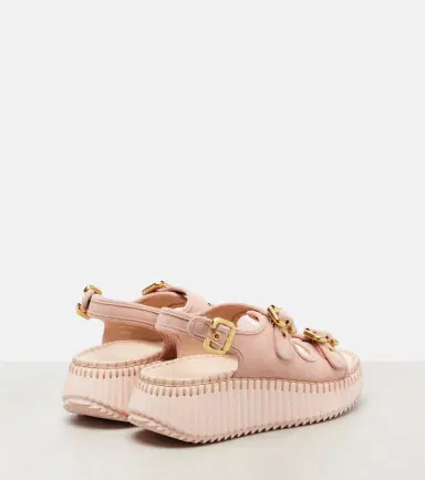Chloe Chloé Nama suede platform sandals | Thumbnail 4