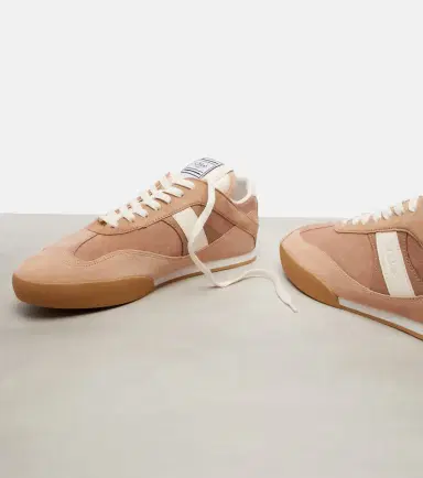 Chloé Chloé Chloé Kick suede and leather sneakers | Thumbnail 2 Chloé Chloé Chloé Kick suede and leather sneakers | Thumbnail 2