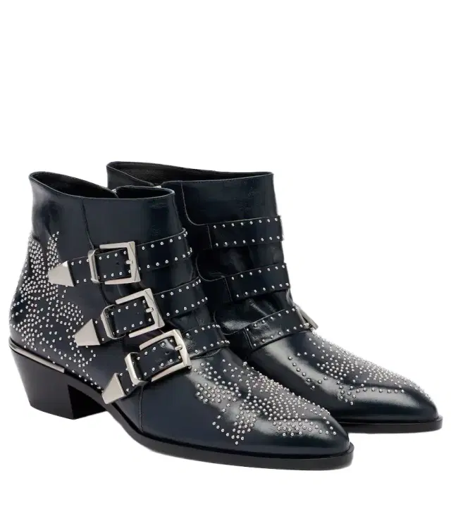 Chloe Chloé Susanna studded leather ankle boots
