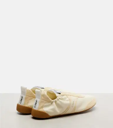 Chloé Chloé Chloé Kick leather and suede sneakers | Thumbnail 4 Chloé Chloé Chloé Kick leather and suede sneakers | Thumbnail 4