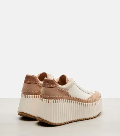 Chloe Chloé Nama leather platform sneakers | Thumbnail 2