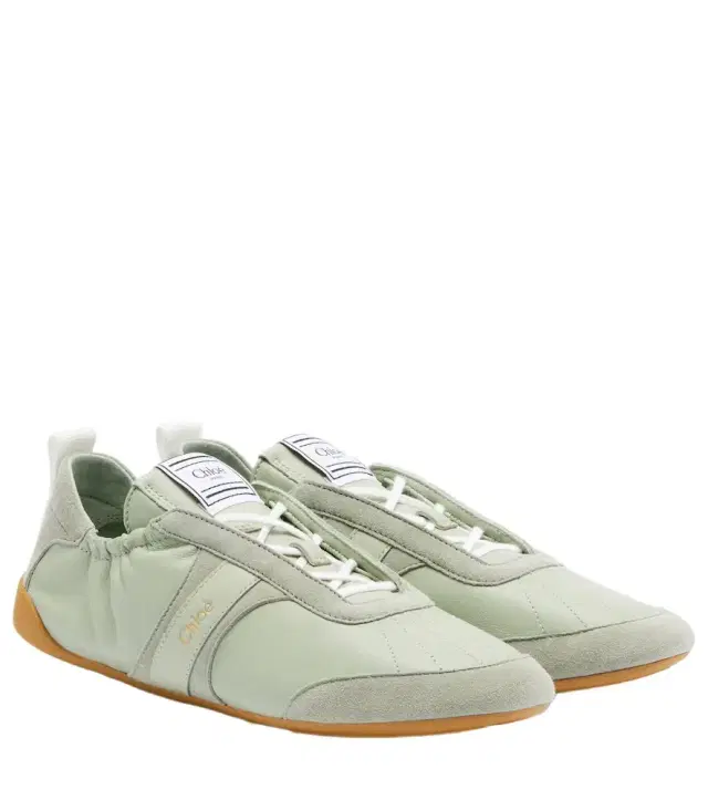 Chloe Chloé Chloé Kick leather-trimmed sneakers