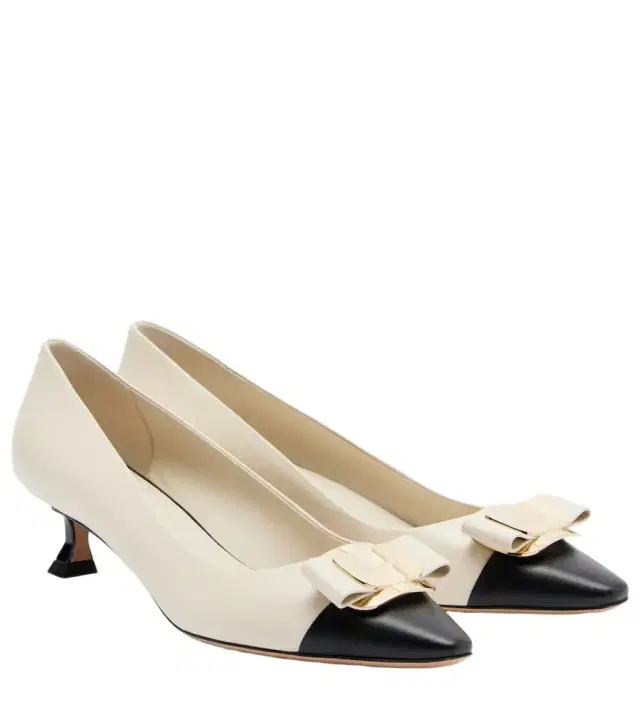 Ferragamo Zelma bow-detail leather pumps