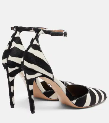 Ferragamo Zebra-print calf hair pumps | Thumbnail 2