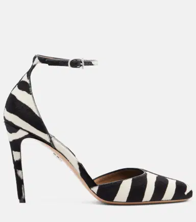 Ferragamo Zebra-print calf hair pumps | Thumbnail 4