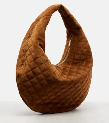 Saint Laurent Icare Medium quilted suede shoulder bag | Thumbnail 4