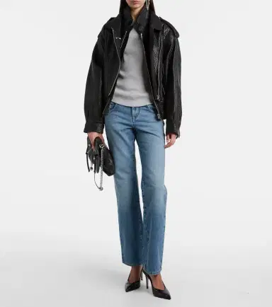 Isabel Marant Taomi ribbed-knit cotton jersey T-shirt | Thumbnail 2 Isabel Marant Taomi ribbed-knit cotton jersey T-shirt | Thumbnail 2