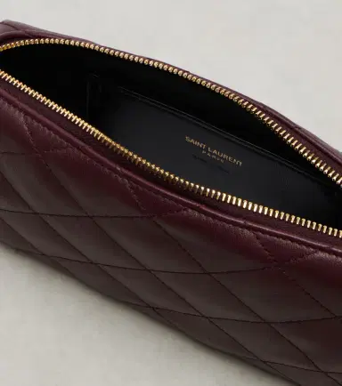 Saint Laurent Cassandre quilted leather clutch | Thumbnail 3
