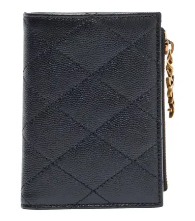Saint Laurent Cassandre Bijou quilted leather wallet | Thumbnail 1