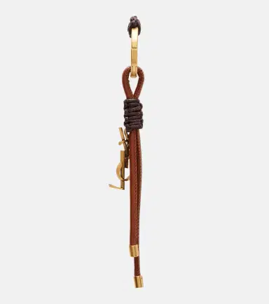 Saint Laurent Cassandre leather keyring | Thumbnail 2
