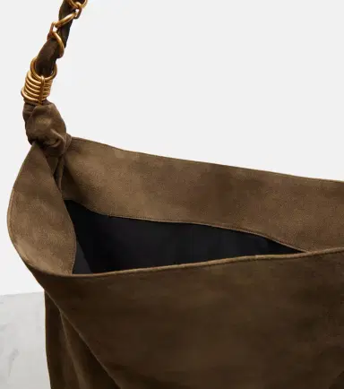 Saint Laurent Amalia suede shoulder bag | Thumbnail 2