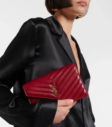 Saint Laurent Cassandre leather wallet on chain | Thumbnail 5 Saint Laurent Cassandre leather wallet on chain | Thumbnail 5