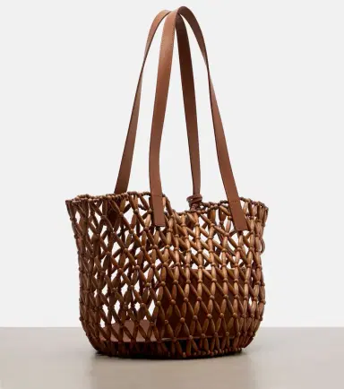 Saint Laurent Panier Small wooden basket bag | Thumbnail 3 Saint Laurent Panier Small wooden basket bag | Thumbnail 3