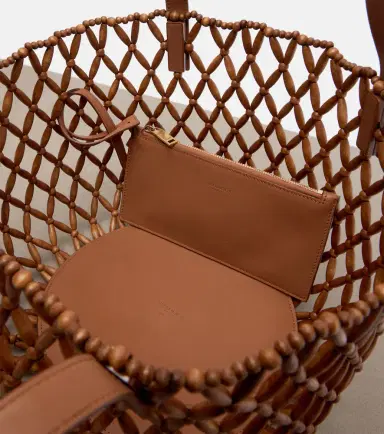 Saint Laurent Panier Small wooden basket bag | Thumbnail 4 Saint Laurent Panier Small wooden basket bag | Thumbnail 4