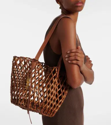 Saint Laurent Panier Small wooden basket bag | Thumbnail 5 Saint Laurent Panier Small wooden basket bag | Thumbnail 5