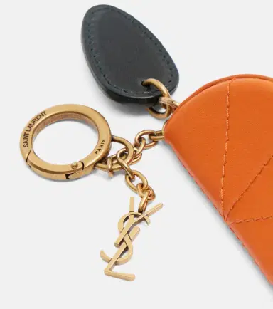 Saint Laurent Leather keychain | Thumbnail 2 Saint Laurent Leather keychain | Thumbnail 2