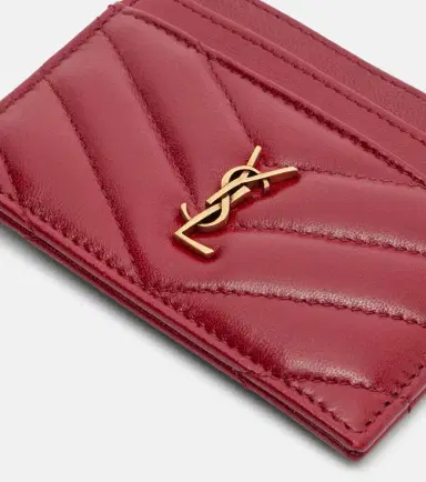 Saint Laurent Cassandre matelassé leather card holder | Thumbnail 2 Saint Laurent Cassandre matelassé leather card holder | Thumbnail 2