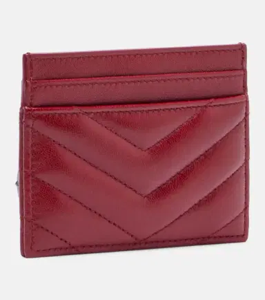 Saint Laurent Cassandre matelassé leather card holder | Thumbnail 4 Saint Laurent Cassandre matelassé leather card holder | Thumbnail 4