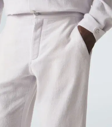 God’s True Cashmere Affirmations cashmere pajama pants with moonstone | Thumbnail 3
