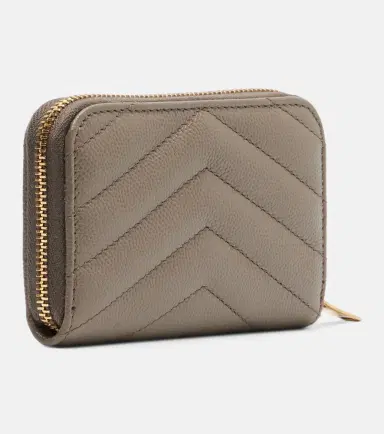 Saint Laurent Cassandre quilted leather card case | Thumbnail 4