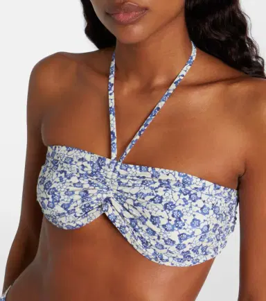 Isabel Marant Salmage floral bikini top | Thumbnail 4 Isabel Marant Salmage floral bikini top | Thumbnail 4