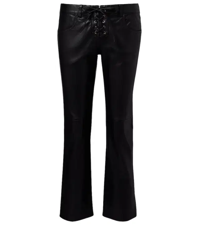 Isabel Marant Vanel leather straight pants