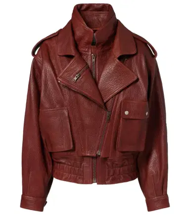 Isabel Marant Aneli leather bomber jacket | Thumbnail 1 Isabel Marant Aneli leather bomber jacket | Thumbnail 1