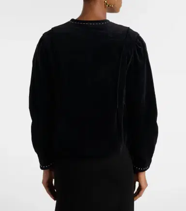 Isabel Marant Pietra embellished cotton jacket | Thumbnail 3