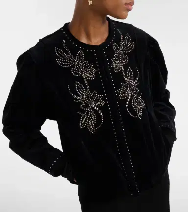 Isabel Marant Pietra embellished cotton jacket | Thumbnail 5