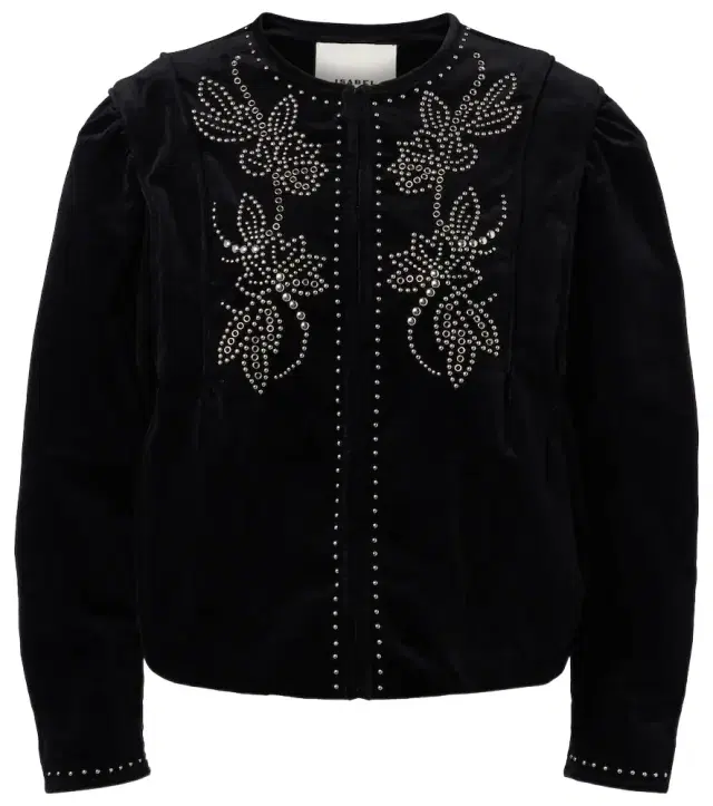 Pietra embellished cotton jacket