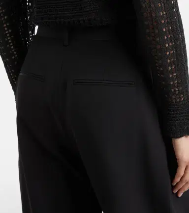 Isabel Marant Janice high-rise crêpe wide-leg pants | Thumbnail 3 Isabel Marant Janice high-rise crêpe wide-leg pants | Thumbnail 3