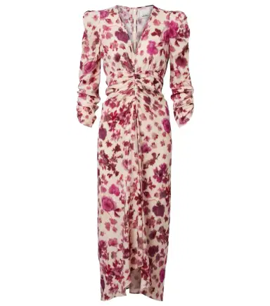 Isabel Marant Albini floral silk-blend midi dress | Thumbnail 1