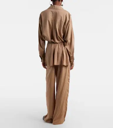 Isabel Marant Inaya layered wide-leg pants | Thumbnail 6 Isabel Marant Inaya layered wide-leg pants | Thumbnail 6