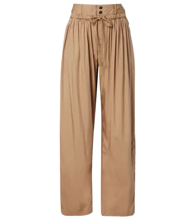 Isabel Marant Inaya layered wide-leg pants