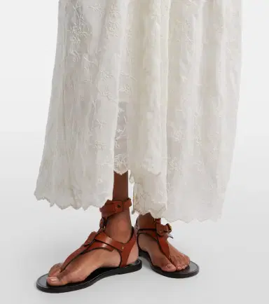 Isabel Marant Zoen floral cotton and silk maxi dress | Thumbnail 2