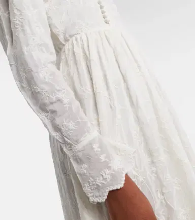 Isabel Marant Zoen floral cotton and silk maxi dress | Thumbnail 4