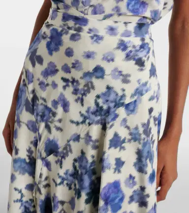 Isabel Marant Sakura floral silk-blend midi skirt | Thumbnail 3