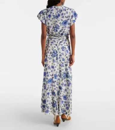 Isabel Marant Sakura floral silk-blend midi skirt | Thumbnail 4