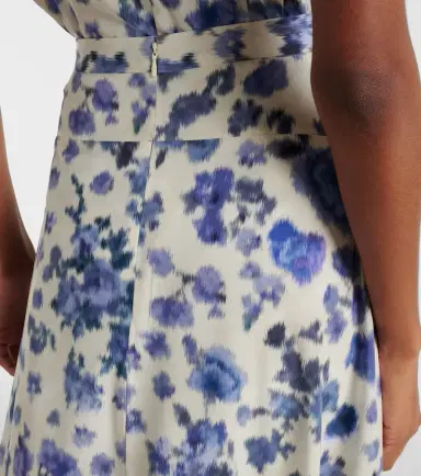 Isabel Marant Sakura floral silk-blend midi skirt | Thumbnail 6