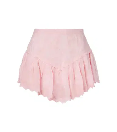 Isabel Marant Embroidered cotton and silk shorts | Thumbnail 1