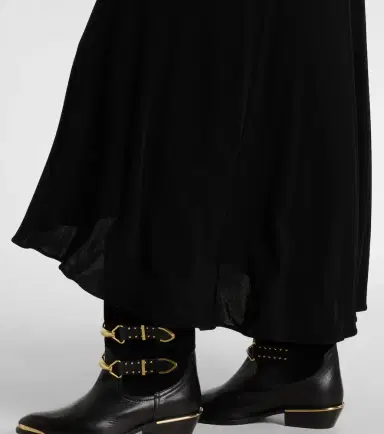 Isabel Marant Nejma gathered midi dress | Thumbnail 2 Isabel Marant Nejma gathered midi dress | Thumbnail 2