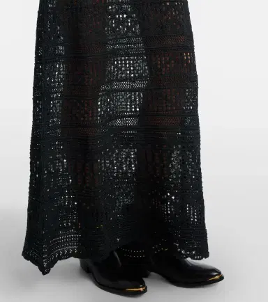 Isabel Marant Dione open-knit maxi dress | Thumbnail 2