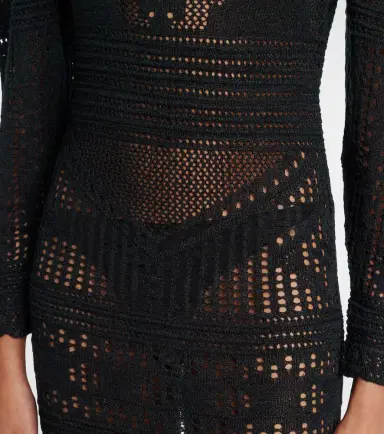 Isabel Marant Dione open-knit maxi dress | Thumbnail 3