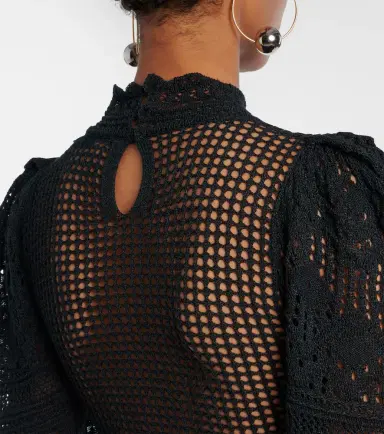 Isabel Marant Dione open-knit maxi dress | Thumbnail 5