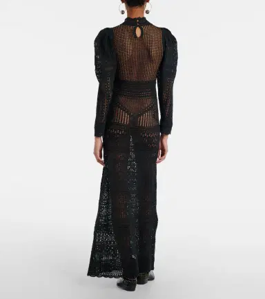 Isabel Marant Dione open-knit maxi dress | Thumbnail 6