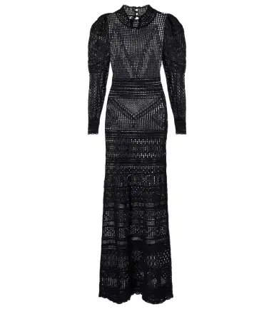 Isabel Marant Dione open-knit maxi dress | Thumbnail 1